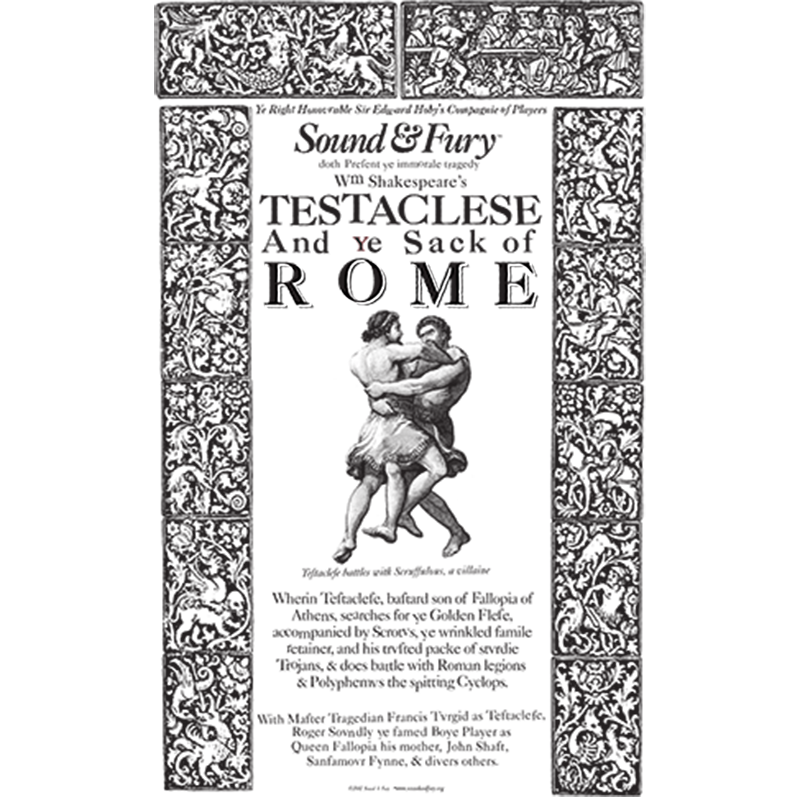 Testaclese & ye Sack of Rome - Poster